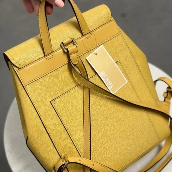 Michael Kora backpack leather NWT